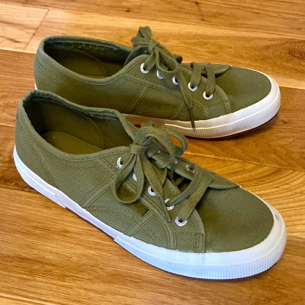 Green Tennis Shoes